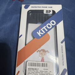 Kitoo Black Protective Phone Case For Phone 8