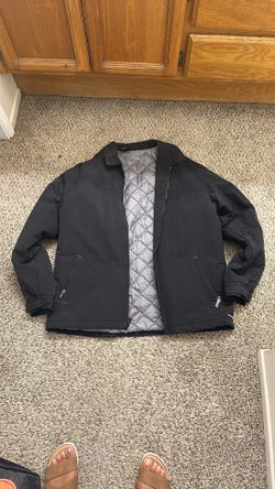 Jacket - Black w/Grey lining, Large