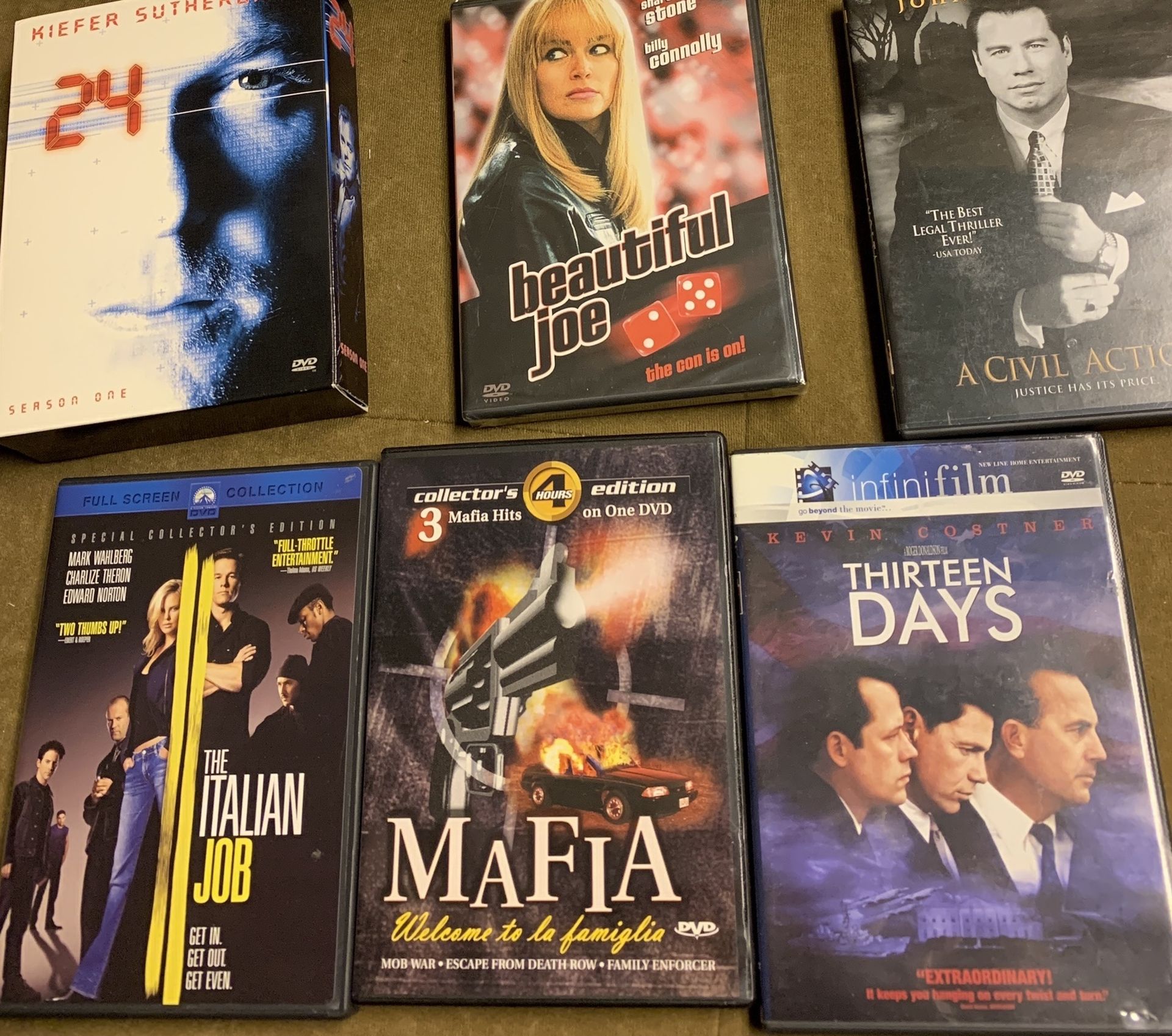 11 Action DVDs Includes Season 1 of “24” PG13