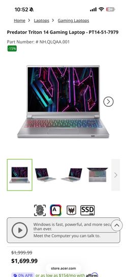 Acer Gaming Laptop