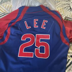 Large Cubs Derrick Lee Jersey New