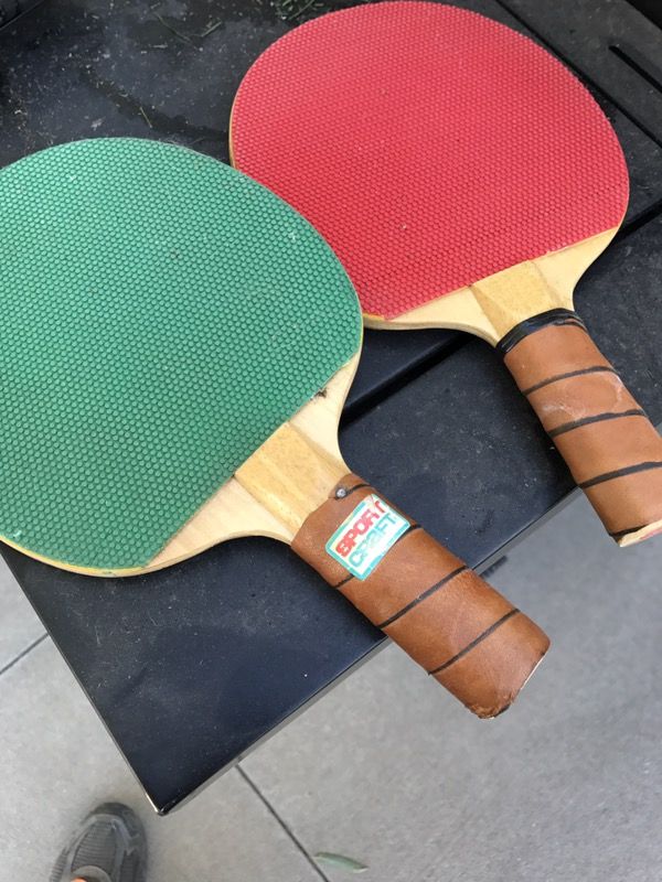 Ping pong paddles