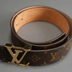 Louis Vuitton Monogram Leather Belt  luxury