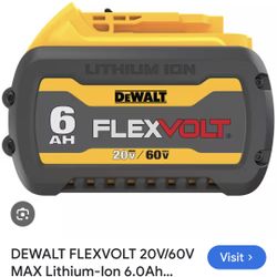 FLEXVOLT BATTERIES 