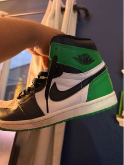 Lucky green Jordan 1s size 9m