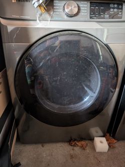 FREE: Samsung Electric Front-Load Dryer (Platinum / Dark Stainless)