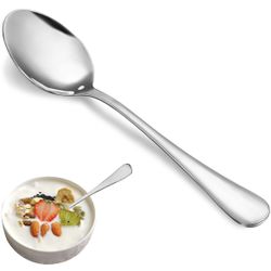 Teaspoon Set,16 Piece 6.7" Spoons Silverware,Premium Food Grade 18/10 Stainless Steel Tea Spoons,Durable Small Spoons,Good Teaspoons,Dessert Spoons,Ki