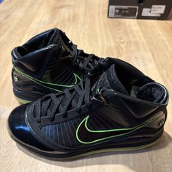 Nike Air Max LeBron VII 7 Dunkman Black Green CLEAN OG VINTAGE 375664-006 Men 10