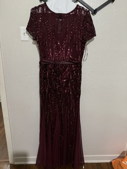 Burgundy Dress 