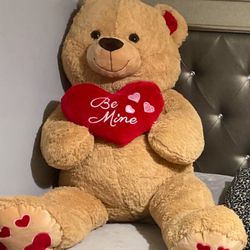 Giant Stuffed Valentine’s Bear 