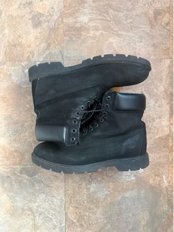 Black Timberland Boots Size 10
