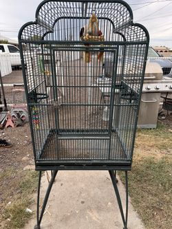 Large Bird Cage with Stand