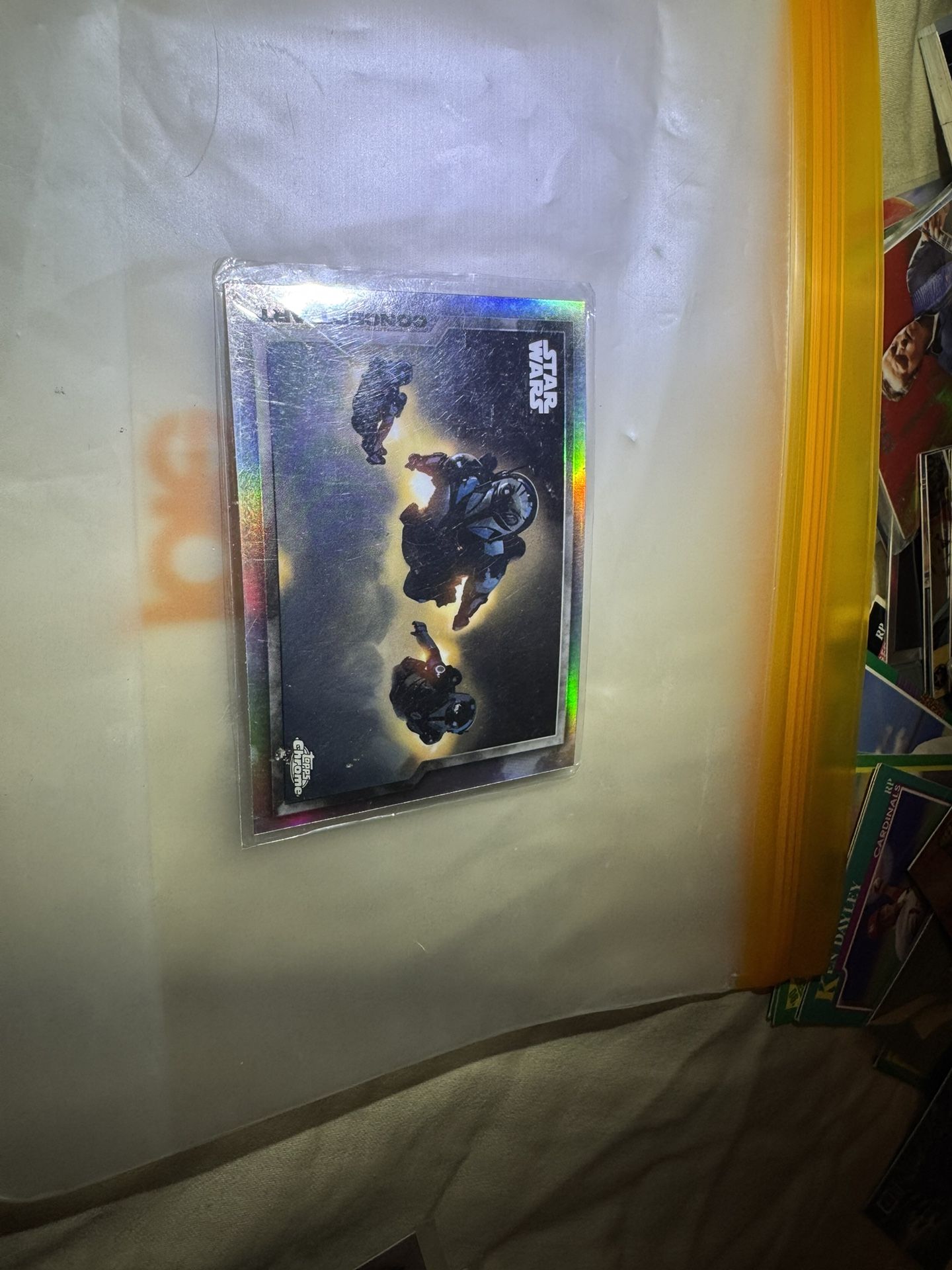 MANDALORIAN CONCEPT ART 2021 TOPPS CHROME STAR WARS LEGACY REFRACTOR #MCA-9