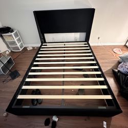Size Platform Bed Frame with Headboard 
