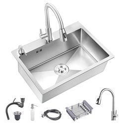 Sink With Kit And Faucet 