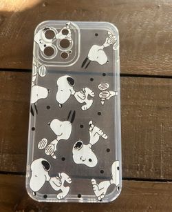 Cartoon Snoopy Phone Case For iPhone 12 Pro 