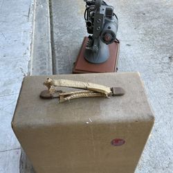 Nostalgic 8MM Projector with Case.  