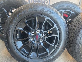 TRD Wheels with Falken Wildpeak A/T Tires 265/60R20