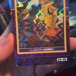 LeBron NBA Hoops 24-25 Purple Explosive /110