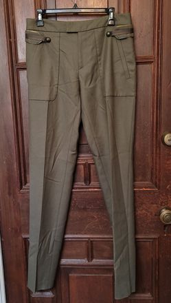 Barbara Bui Olive Green Pants-Size 40-Retail Price $725.00