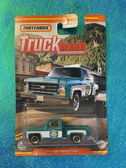 Matchbox 2021 TRUCK SERIES 1975 Chevy Stepside Pickup 3/12