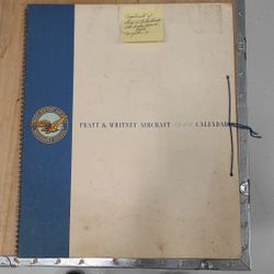 Pratt and Whitney aircraft 1946 calendar