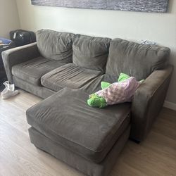 Dark Brown/Grey Couch 