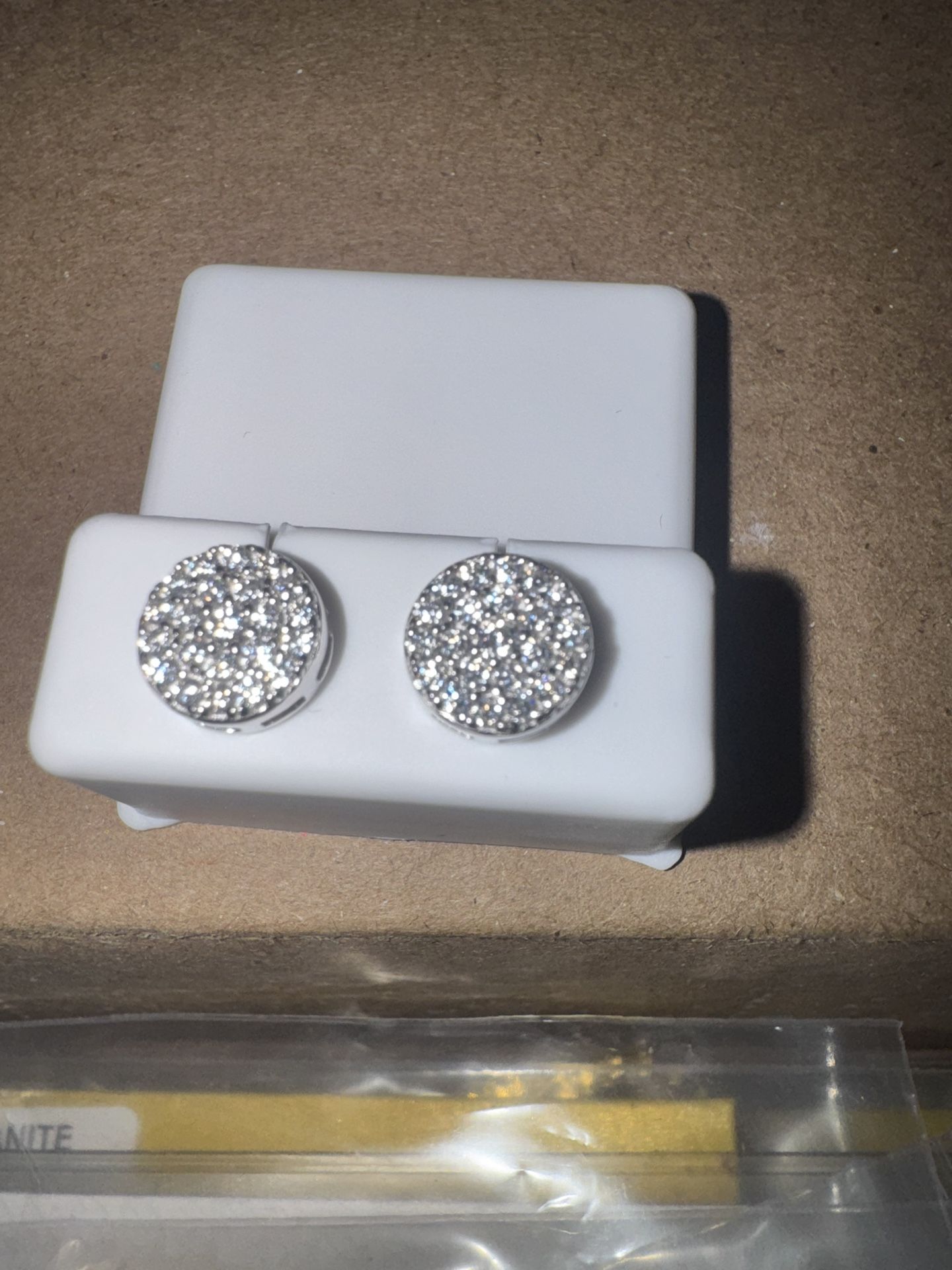 925 Silver Moissanite Earrings 0.60 Ct