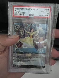 Disney Lorcana Enchanted Belle PSA 10 