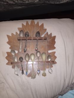 πΊπΈ"Maple Leaf Spoon Rack Collection"Vintage MIT 40s .