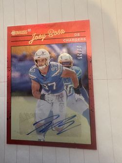 Joey Bosa Autographed Card /25