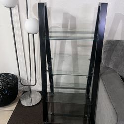 4 Tier Glass Shelve Display 