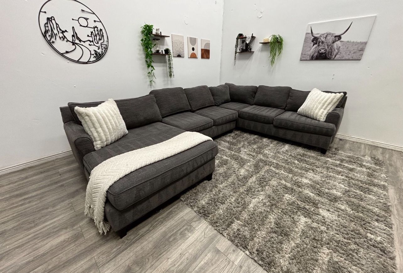 Gray Sectional Couch - Free Delivery