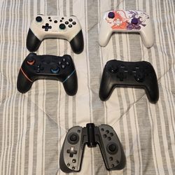 Nintendo JoyCon And Controllers