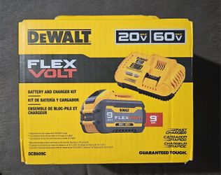 DEWALT FLEXVOLT BATTERY AND CHARGER KIT