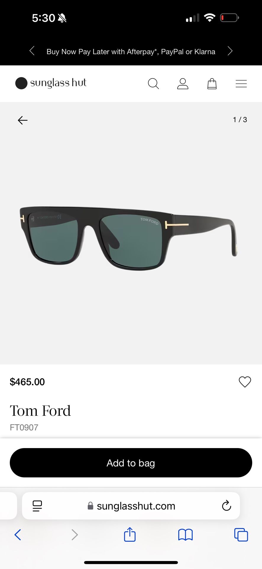 Tom Ford Sunglasses