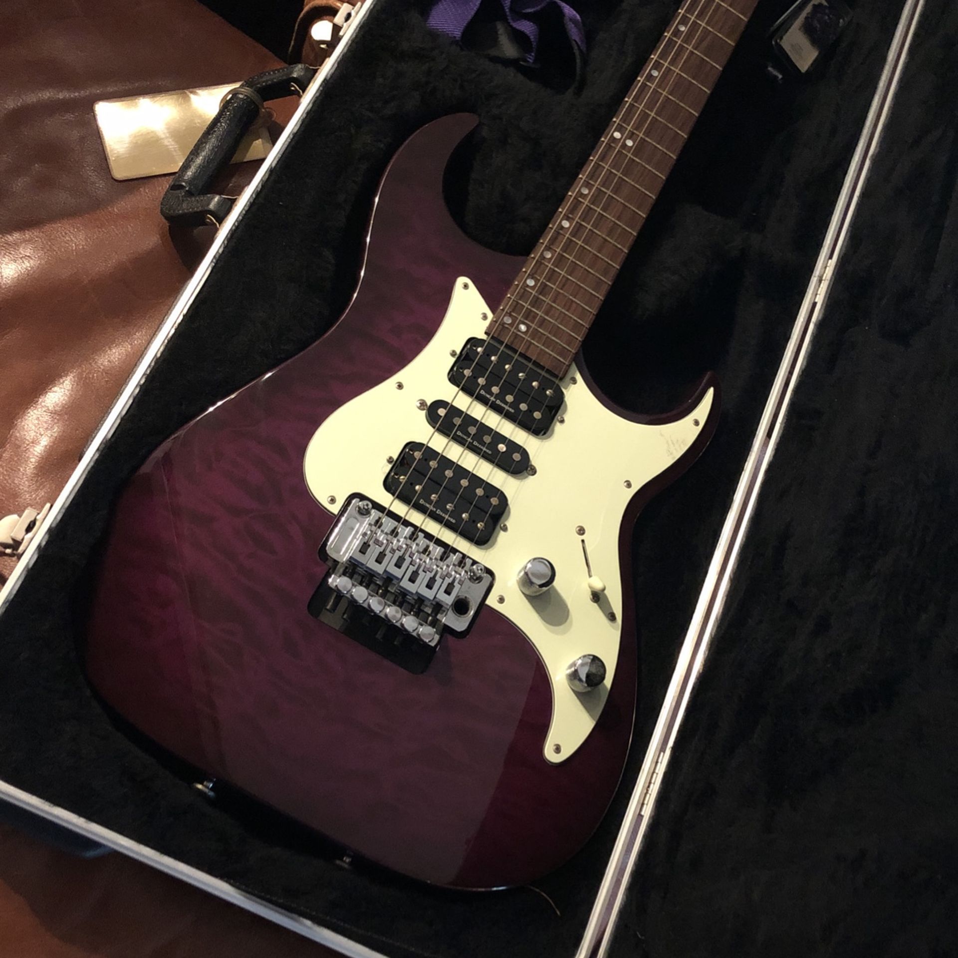 Electric Guitar, Greg Bennett Design, Interceptor, Solid, Purple