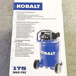 KOBALT 20 Gal 175 MAX PSI Portable Air Compressor🔥