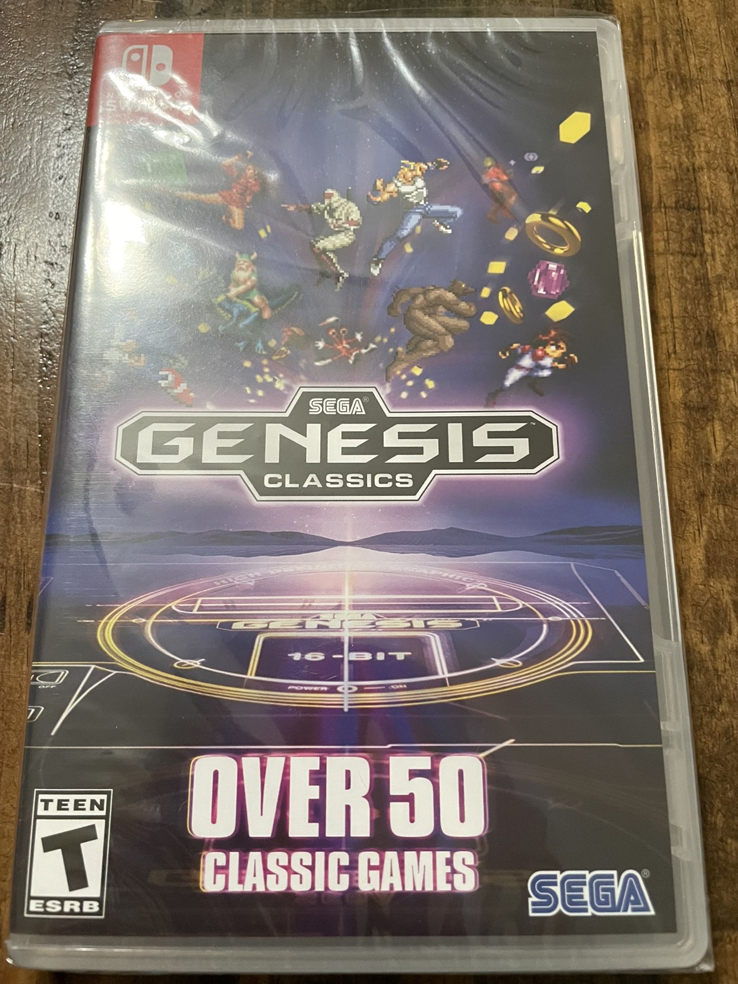 New & Sealed Sega Genesis Classics Nintendo Switch Game.