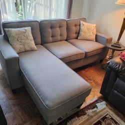 L Shape Sectional Sofa Couch 