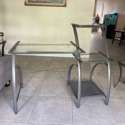 Glass Desk Like New $40