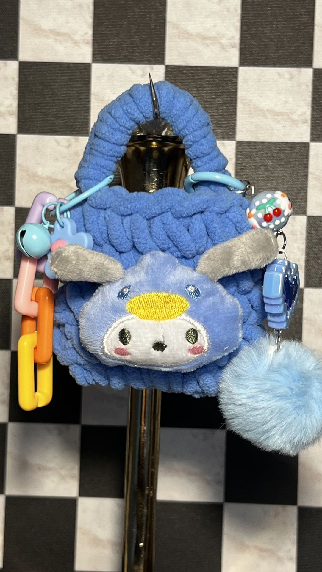 Crotchet Mini Sanrio Bag W/ Personalized Keychains