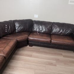 Leather Sectional From Ashley