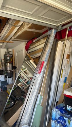 Contractors Wardrobe Mirrored Bypass Closet Doors w/ tracks Installation included!