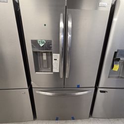 Frigidaire Stainless Steel French Door Refrigerator New Scratch And Dent With 6month's Warranty 