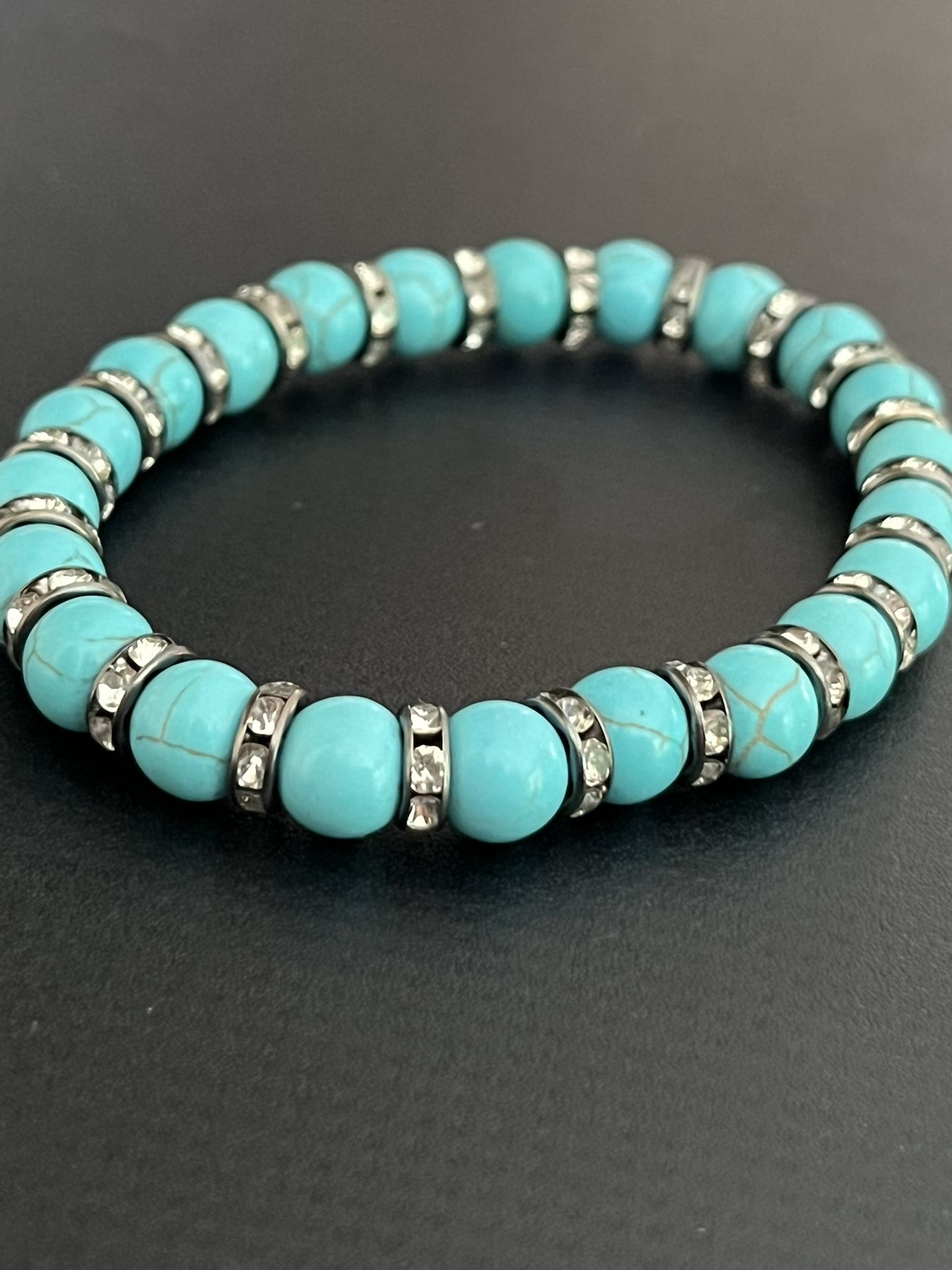 Turquoise Bead Bracelet