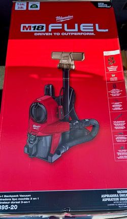 Milwaukee M18 backpack vac