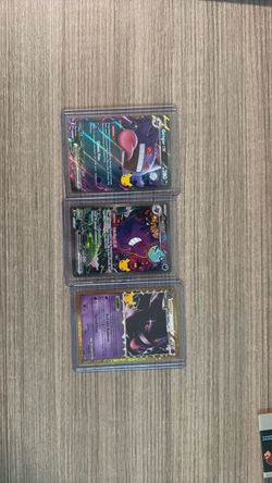 Gengar Pokémon Card Lot of 3