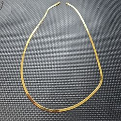 14k Gold Men's Herringbone Chain