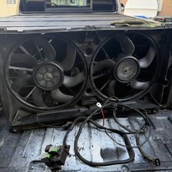 Silverado Electric Fans With OEM Harness 